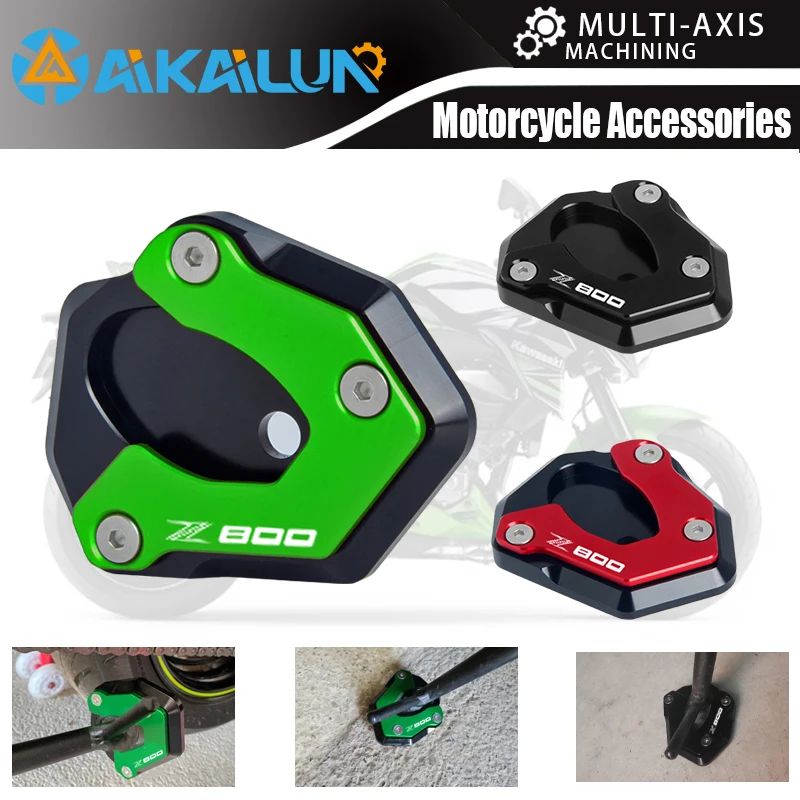 For KAWASAKI Z800 Z 800 z800 2013-2016 Kickstand Foot Side Stand Extension Pad Support Plate Enlarge Stand Cover Motorcycle CNC
For KAWASAKI Z800 Z 800 z800 2013-2016 Kickstand Foot Side Stand Extension Pad Support Plate Enlarge Stand Cover Motorcycle CNC