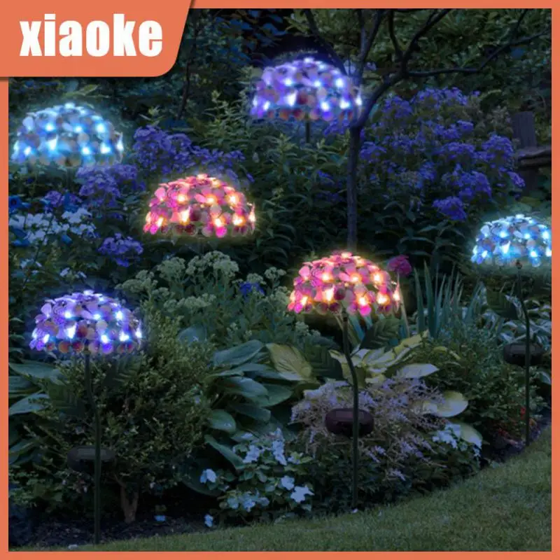 Simulation Hydrangea Solar Ground Plug Lamp Durable Efficient Charging Garden Lights Waterproof Led Outdoor Solar Lawn Light
Simulation Hydrangea Solar Ground Plug Lamp Durable Efficient Charging Garden Lights Waterproof Led Outdoor Solar Lawn Light