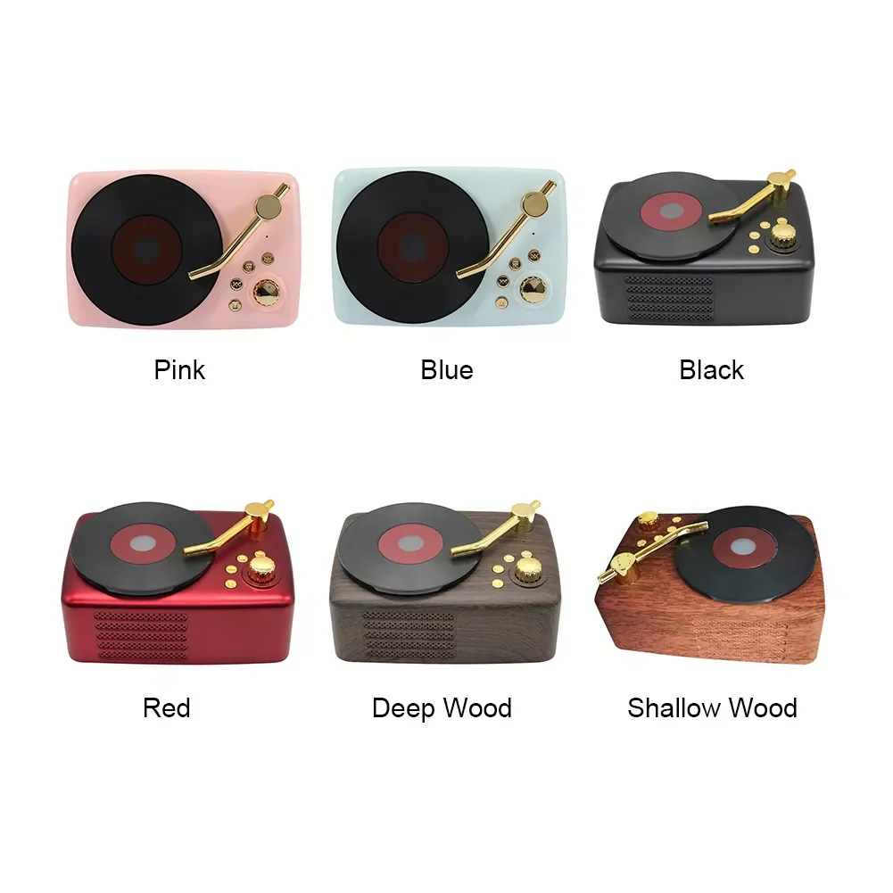 NEW2023 T12 Retro Vinyl Speakers Portable Vintage Vinyl Wireless Speaker Multi-function Bluetooth- for Home Room Party
NEW2023 T12 Retro Vinyl Speakers Portable Vintage Vinyl Wireless Speaker Multi-function Bluetooth- for Home Room Party