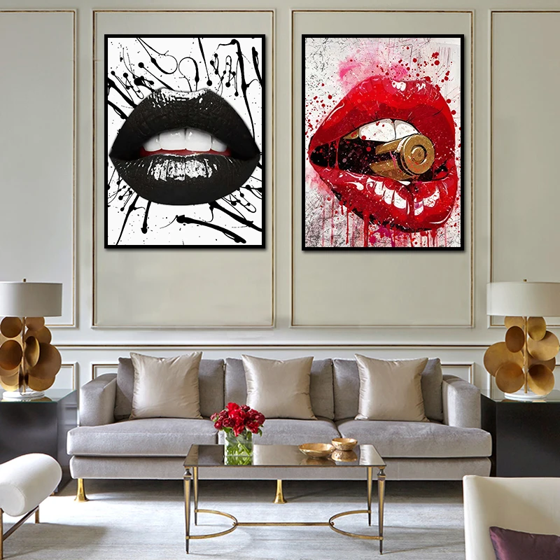 Sexy And Charming Lips Canvas Picture Poster Fashion Creativity Street Artisc Prints Painting Wall Art Living Room Home Decor
Sexy And Charming Lips Canvas Picture Poster Fashion Creativity Street Artisc Prints Painting Wall Art Living Room Home Decor