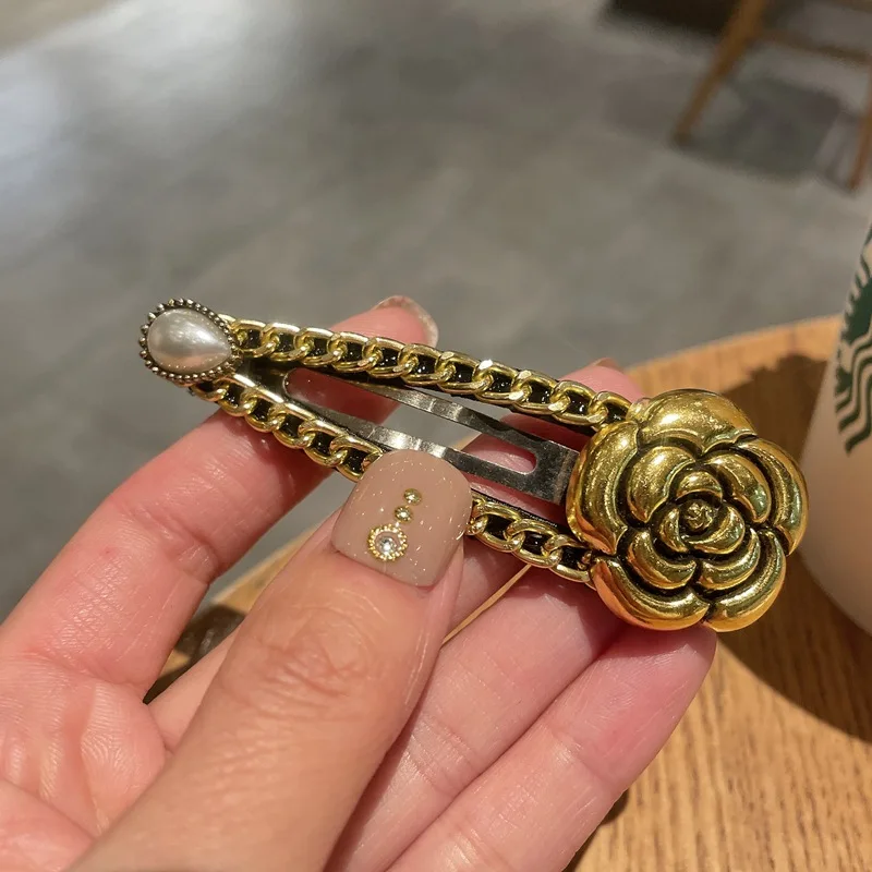 Vintage Hair Clips Hair Barrettes for Women Girls Alloy Camellia Hairpin Hairgrips Cute Hair Accessories
Vintage Hair Clips Hair Barrettes for Women Girls Alloy Camellia Hairpin Hairgrips Cute Hair Accessories