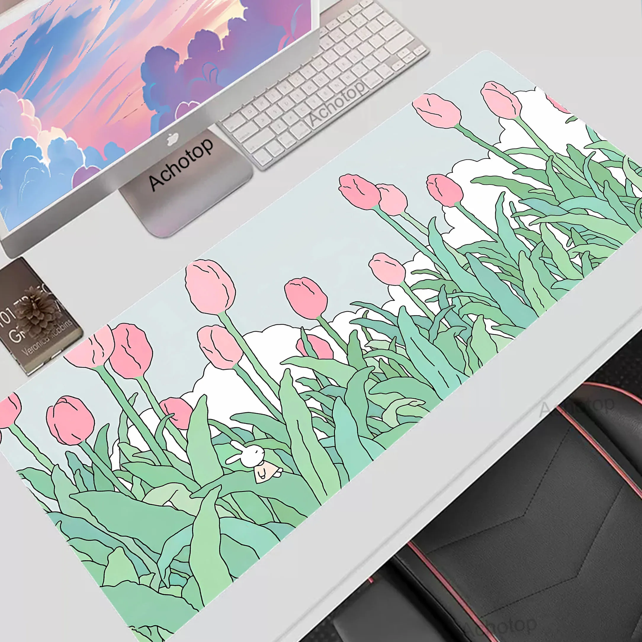 Large Flower Mouse Pad Natural Rubber Carpet Company Office Desk Mat Computer Mousepad XXL Anti-slip Mouse Mat Big Keyboard Pads
Large Flower Mouse Pad Natural Rubber Carpet Company Office Desk Mat Computer Mousepad XXL Anti-slip Mouse Mat Big Keyboard Pads
