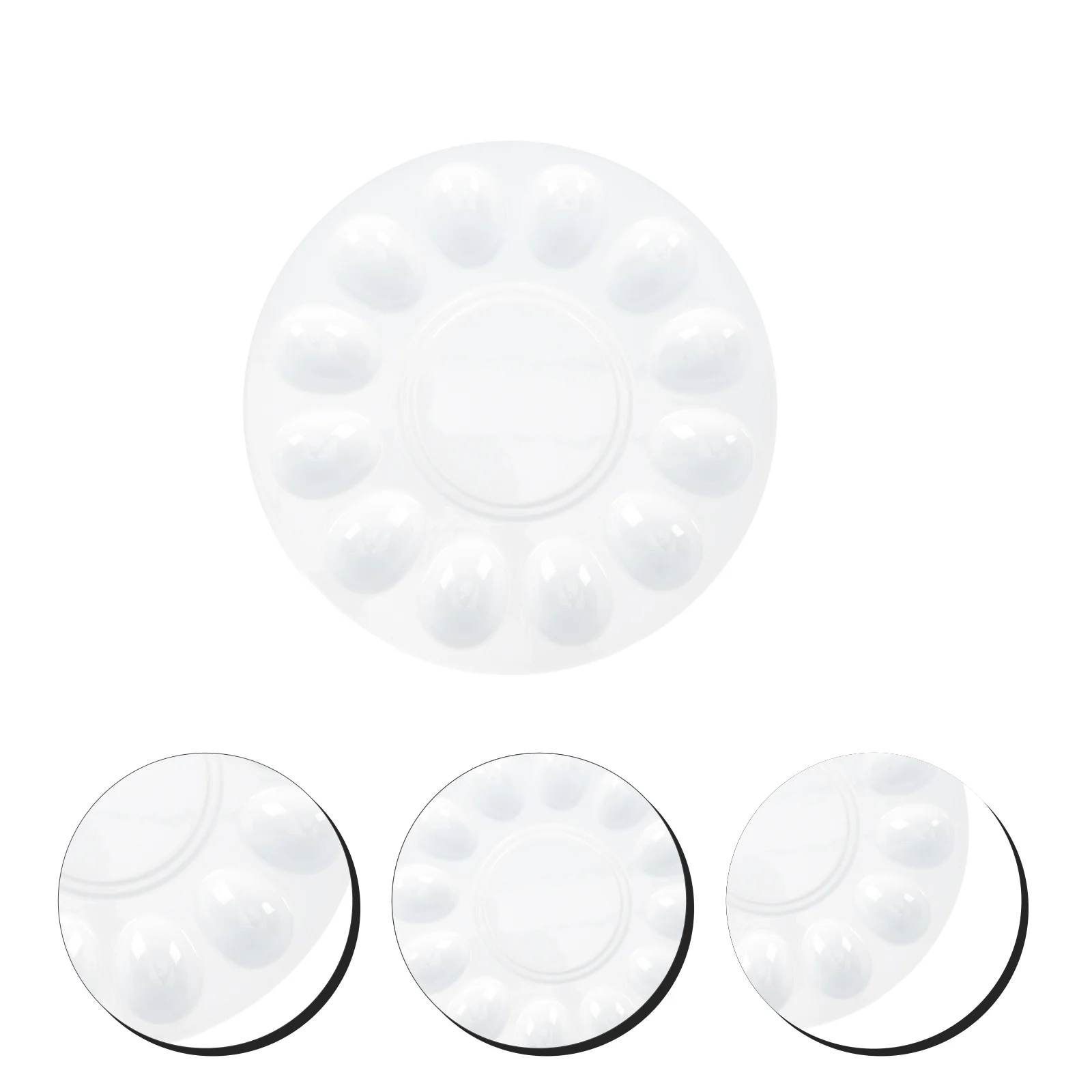 

Egg Plate Deviled Serving Tray Ceramic Dish Porcelain Platter Pan Escargot Holder Dishes Divided Appetizer Plates Snail Dessert