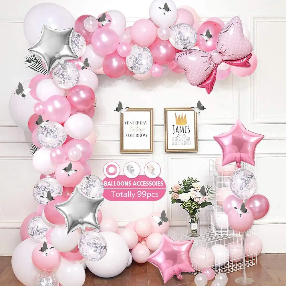 1 2 3 Year Girl Birthday Decorations Wedding Arch Pink White Balloons for Valentine's Day Bridal Baby Shower Party Supplies
1 2 3 Year Girl Birthday Decorations Wedding Arch Pink White Balloons for Valentine's Day Bridal Baby Shower Party Supplies