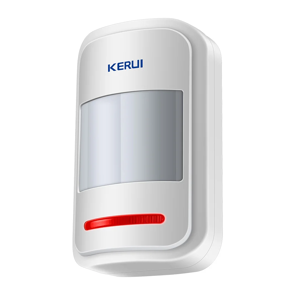 

100PCS Wholesale Kerui Wireless PIR Sensor Motion Detector Curtain Sensor For GSM PSTN Security System Auto Dial Kit