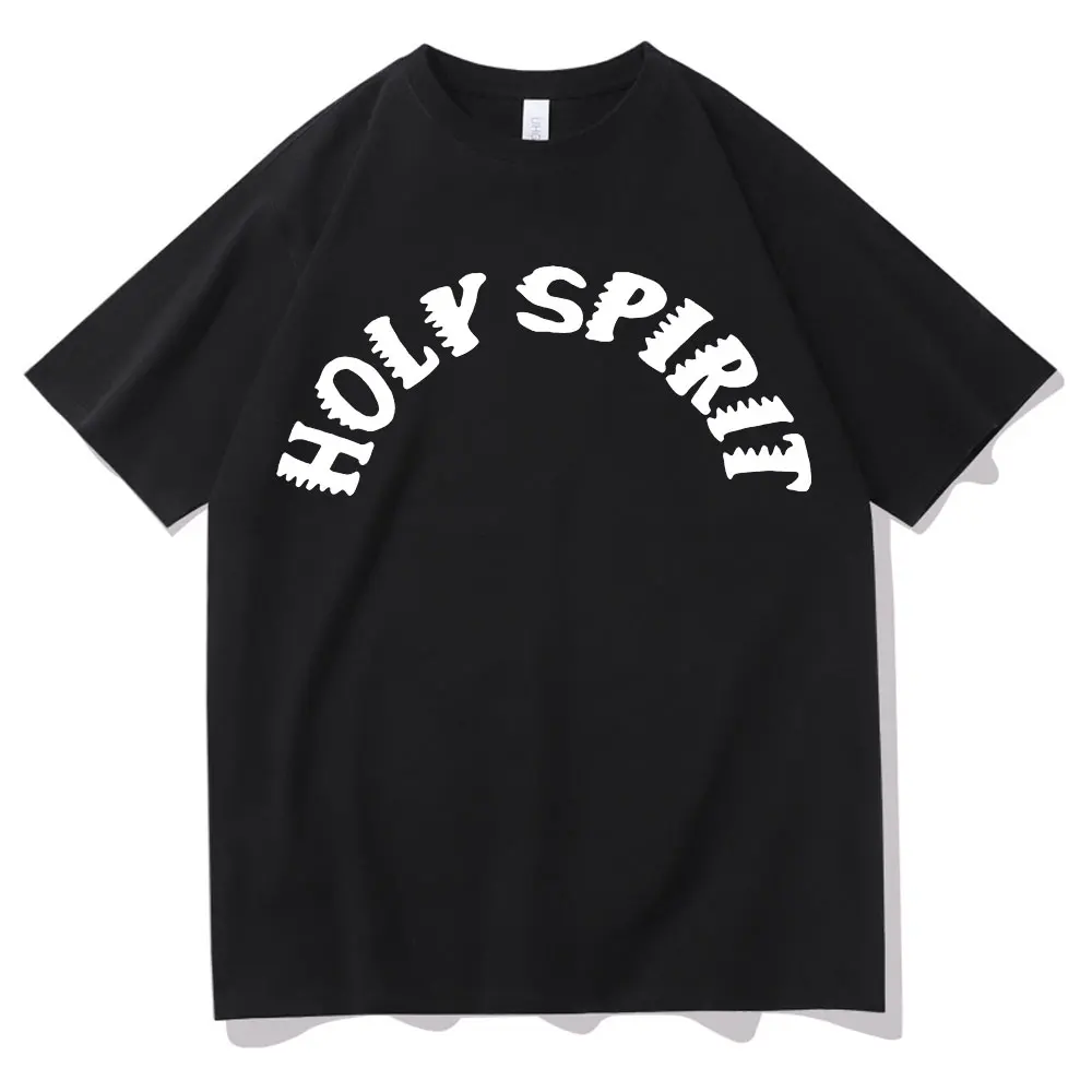 Holy Spirit Graphic Print Tshirt Fashion Brand Mens Tops Tee Shirt Men Women Casual Oversized T-shirt Man Pure Cotton T Shirts
Holy Spirit Graphic Print Tshirt Fashion Brand Mens Tops Tee Shirt Men Women Casual Oversized T-shirt Man Pure Cotton T Shirts