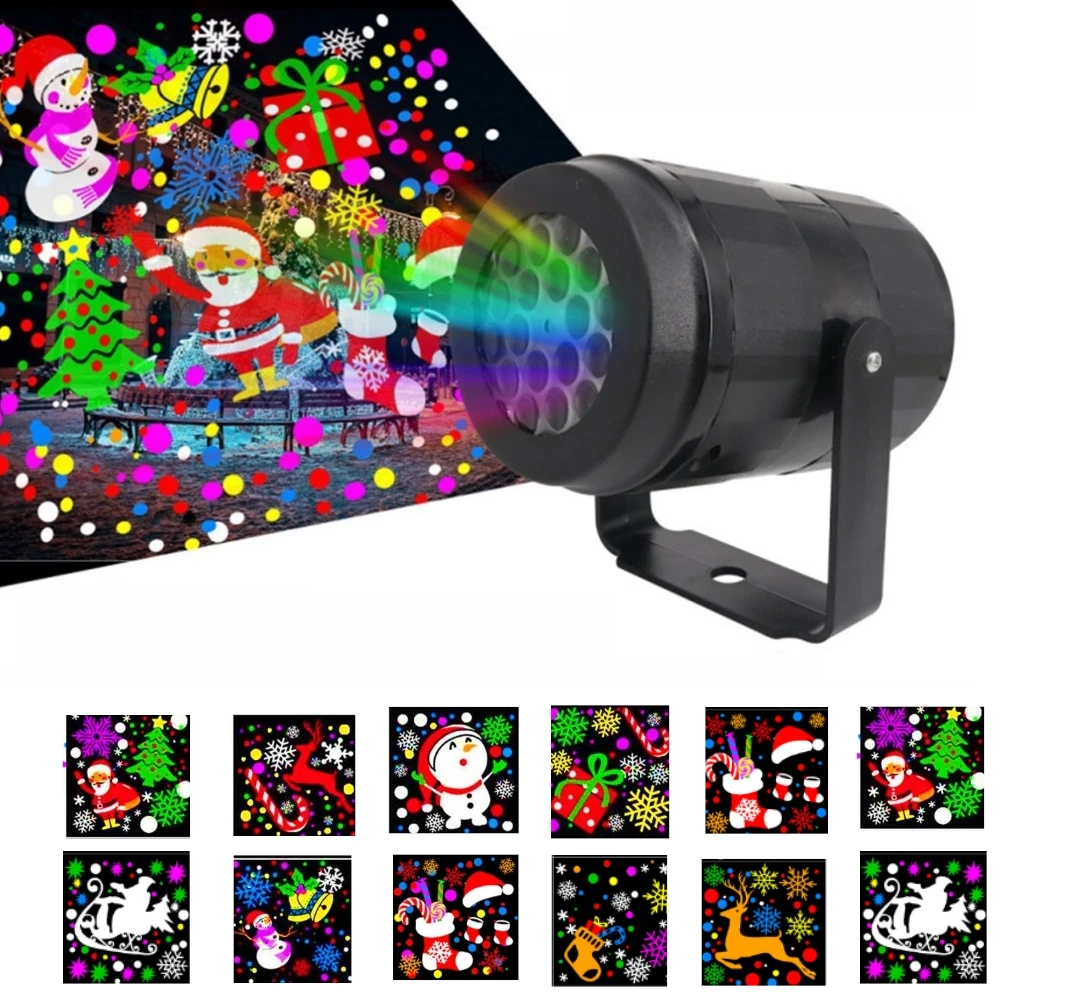 LED Christmas Projector Party Lights Snowflake Laser Projector Stage Light Xmas Pattern Holiday Lighting Christmas Decor
LED Christmas Projector Party Lights Snowflake Laser Projector Stage Light Xmas Pattern Holiday Lighting Christmas Decor