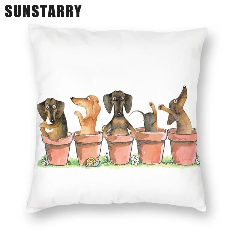 Декоративная подушка в виде таксы, 45 х45 см 
Декоративная подушка в виде таксы, 45 х45 см