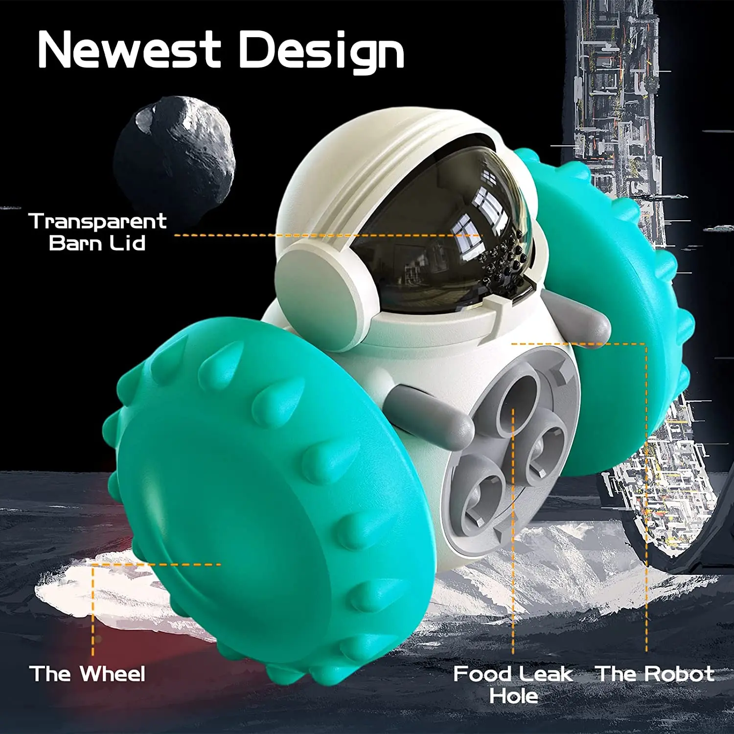 Smart Pet Toys Interactive Cat Toys Treat Ball Food Leak Food Cart Food Dispenser Cat Play Training Ball Feeder Pet Supplies
Smart Pet Toys Interactive Cat Toys Treat Ball Food Leak Food Cart Food Dispenser Cat Play Training Ball Feeder Pet Supplies