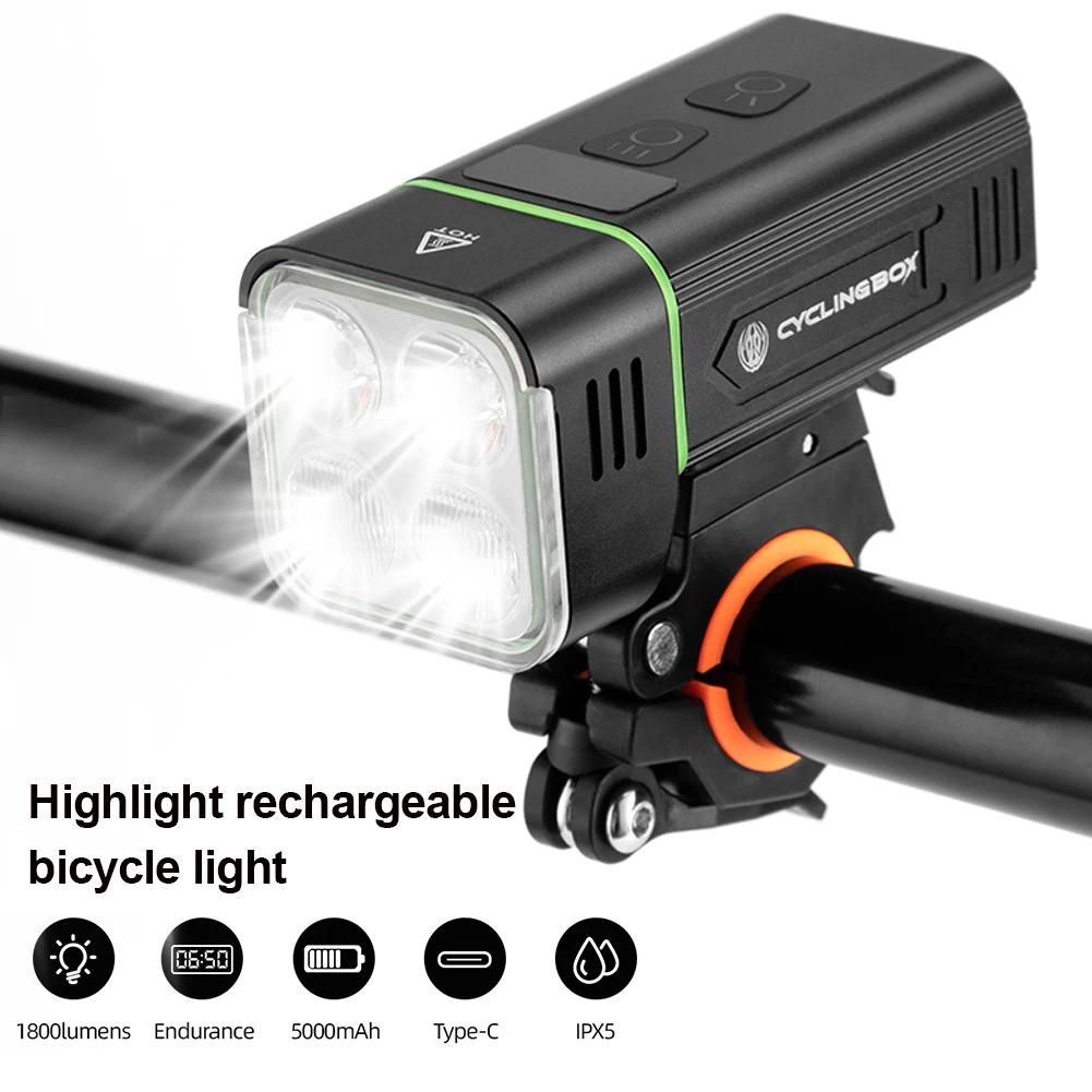 Bicycle Headlight USB Rechargeable Aluminum Flashlight Front Light IPX5 Waterproof Far/Near Lighting Head Lamp Cycling Accessory
Bicycle Headlight USB Rechargeable Aluminum Flashlight Front Light IPX5 Waterproof Far/Near Lighting Head Lamp Cycling Accessory