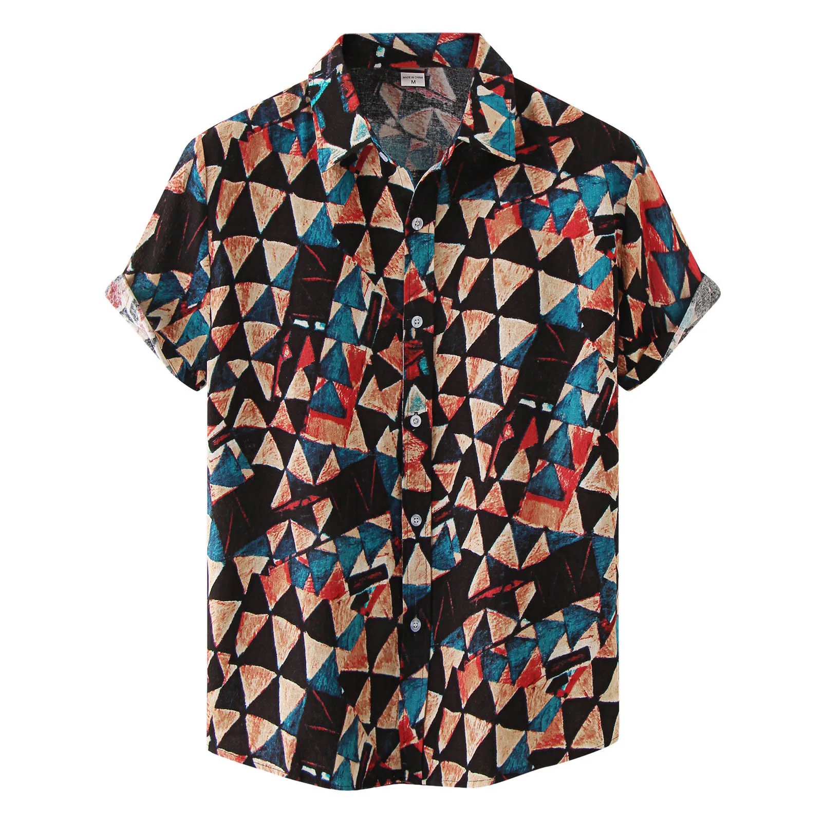 Basketball Rack Male Summer Casual Triangle Print Shirt Short Sleeve Turn Down Collar Shirt Basketball Rack 50s Mens Shirt
Basketball Rack Male Summer Casual Triangle Print Shirt Short Sleeve Turn Down Collar Shirt Basketball Rack 50s Mens Shirt