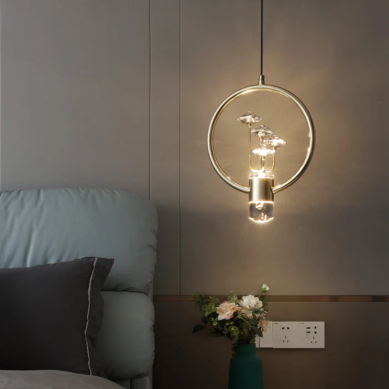 Bedside Chandelier Light Luxury Crystal Creative Art Mushroom Bedroom Living Room Background Wall Long Line Chandelier Bar Lamp
Bedside Chandelier Light Luxury Crystal Creative Art Mushroom Bedroom Living Room Background Wall Long Line Chandelier Bar Lamp