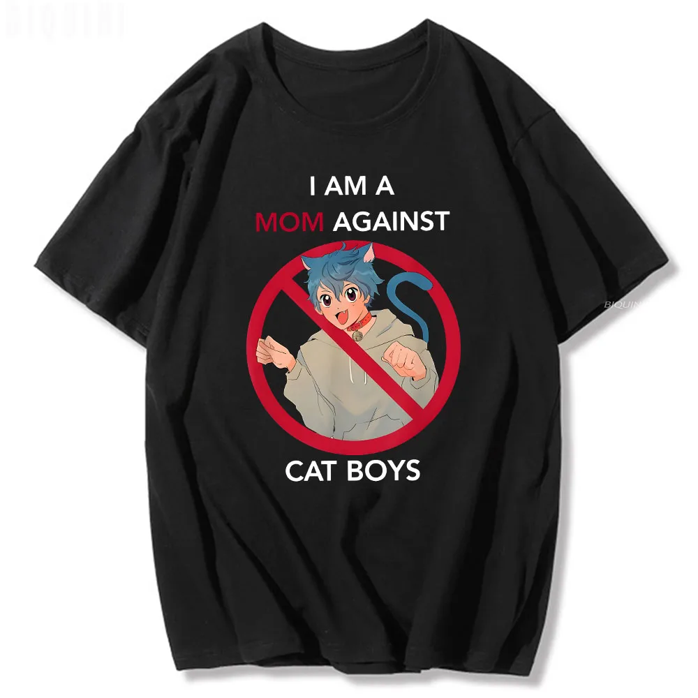I Am A Mom Against Cat Boys T Shirt Hip Hop 100% Cotton Funny Print EU Size 2022 Summer Loose Short Sleeve Unisex Harajuku Women
I Am A Mom Against Cat Boys T Shirt Hip Hop 100% Cotton Funny Print EU Size 2022 Summer Loose Short Sleeve Unisex Harajuku Women