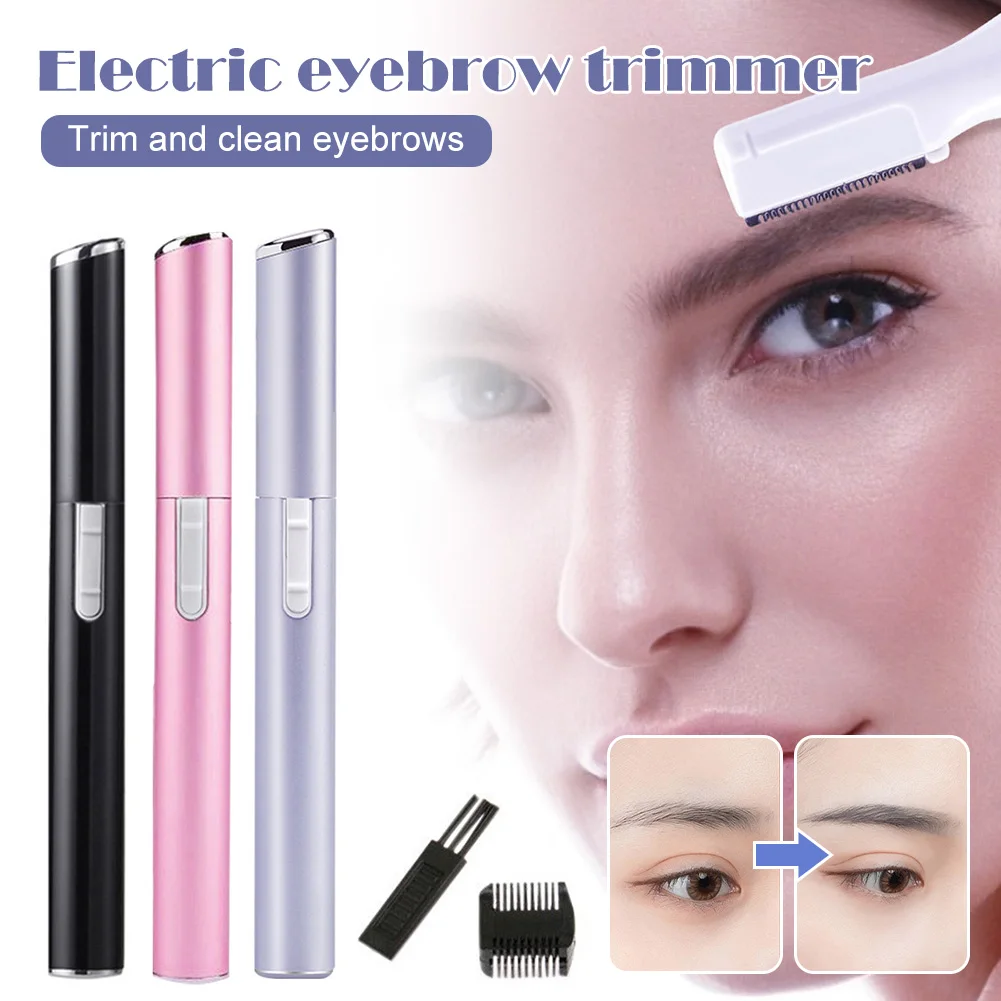 Electric Face Eyebrow Trimmer Scissors Mini Portable Hair Removal Eye Brow Shaver Razor Washable Blade Razor For Women
Electric Face Eyebrow Trimmer Scissors Mini Portable Hair Removal Eye Brow Shaver Razor Washable Blade Razor For Women