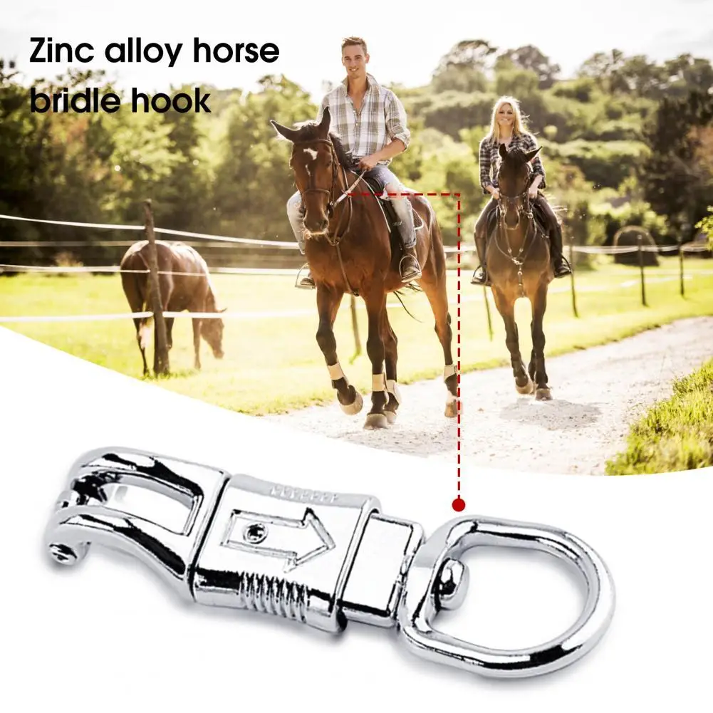 Zinc Alloy Compact Professional Horse Bridle Hook Silver Color Equestrian Hook Quick Release Equestrian Equipment
Zinc Alloy Compact Professional Horse Bridle Hook Silver Color Equestrian Hook Quick Release Equestrian Equipment