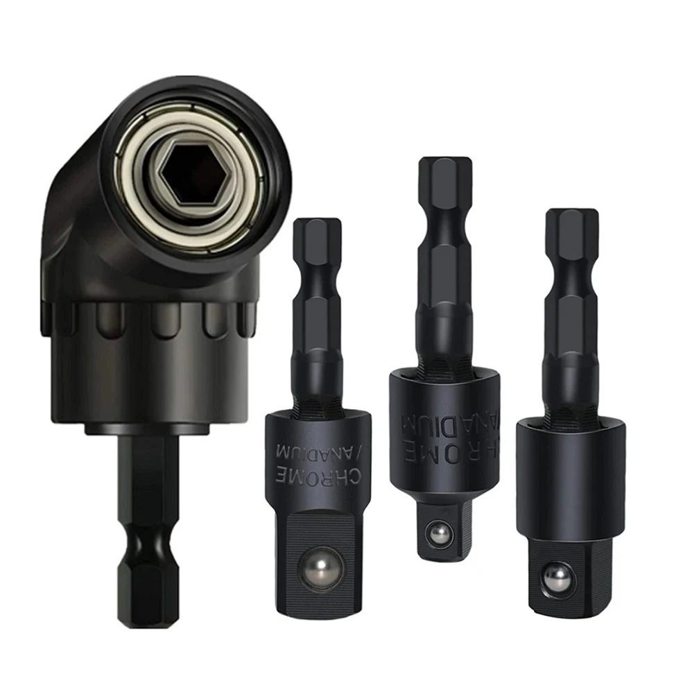 105 Degree Angle Socket Adapter 4 In1 360° Rotatable Impact Socket Adapters Driver Extension Screw Driver Adapter
105 Degree Angle Socket Adapter 4 In1 360° Rotatable Impact Socket Adapters Driver Extension Screw Driver Adapter