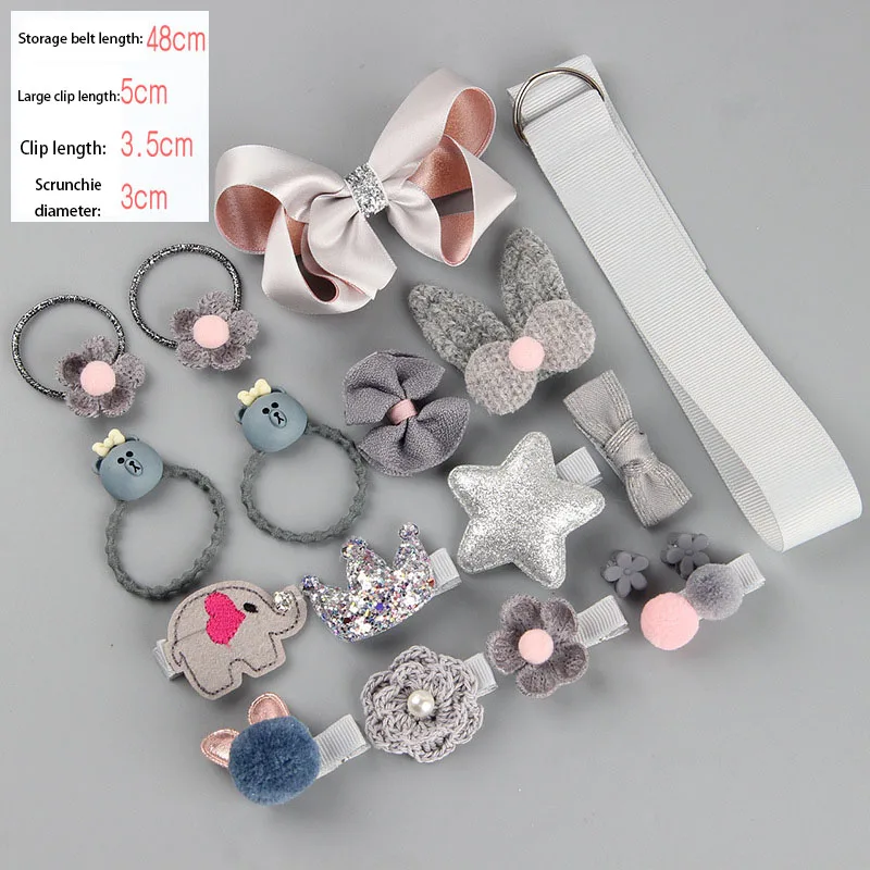 Girl's Headdress Princess Hair Clips Hairpin Baby Hairpin Children's Hair Accessories 18 Pieces Set Clip Girls Bows New Headwear
Girl's Headdress Princess Hair Clips Hairpin Baby Hairpin Children's Hair Accessories 18 Pieces Set Clip Girls Bows New Headwear