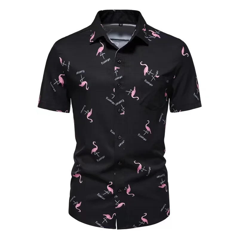 2023 New Casual Euro Size Men's Fashion Business Beach Short Sleeve Shirt Triangle Printed Elastic Hanging s for Men
2023 New Casual Euro Size Men's Fashion Business Beach Short Sleeve Shirt Triangle Printed Elastic Hanging s for Men
