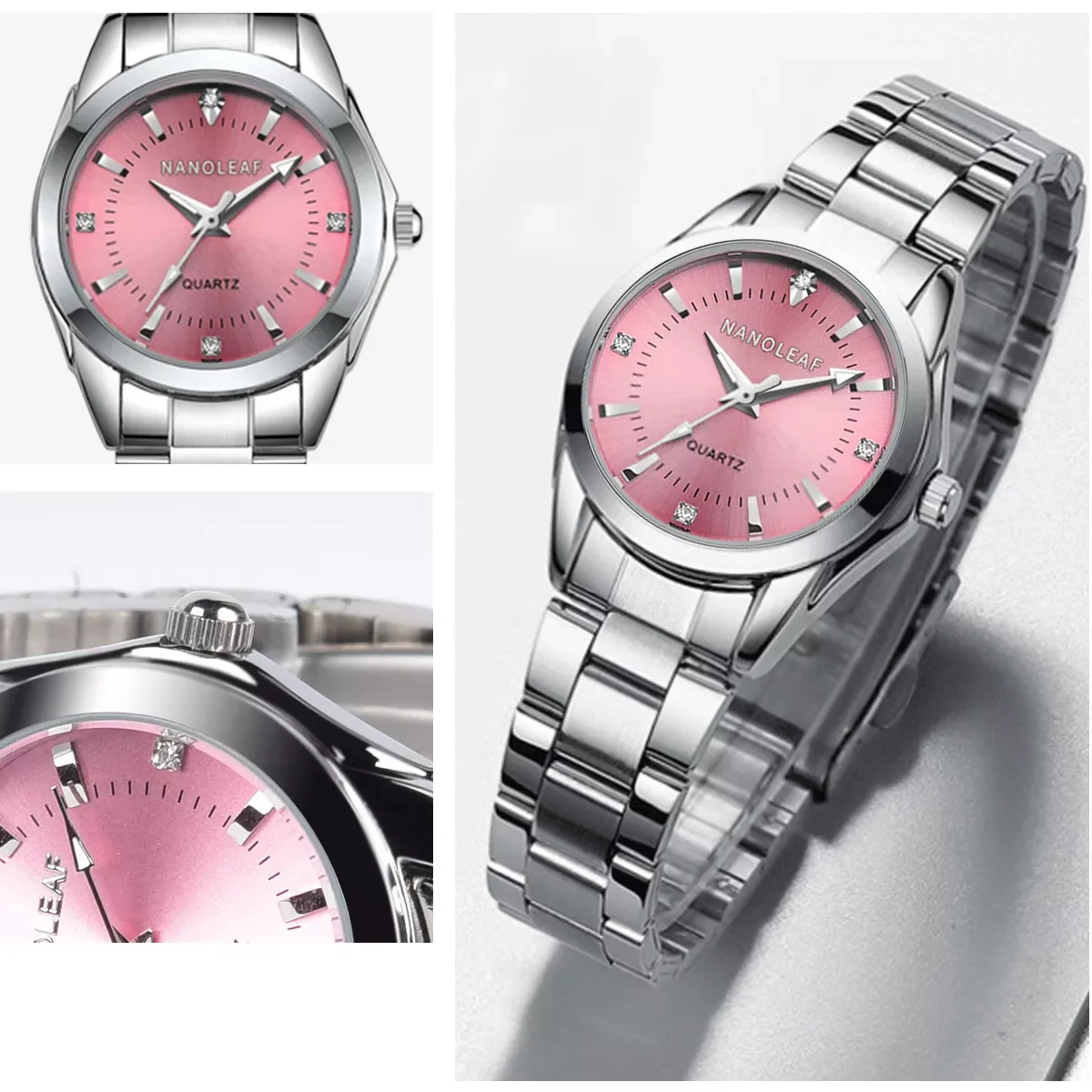 Fashion Luxury Casual Women Watch Sports Life Waterproof Stainless Steel Strap Quartz Wristwatch
Fashion Luxury Casual Women Watch Sports Life Waterproof Stainless Steel Strap Quartz Wristwatch