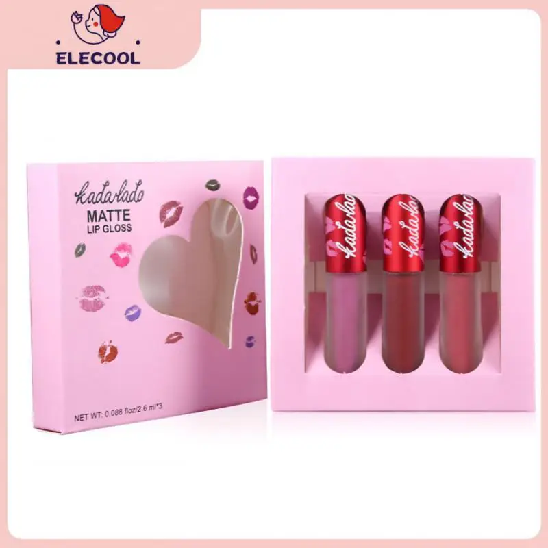 3 in 1 Lip Glaze Set Light Misty Moisturizing Lipstick Makeup Waterproof Quick-Drying Non-Discoloring Matte Long Lasting Effect
3 in 1 Lip Glaze Set Light Misty Moisturizing Lipstick Makeup Waterproof Quick-Drying Non-Discoloring Matte Long Lasting Effect