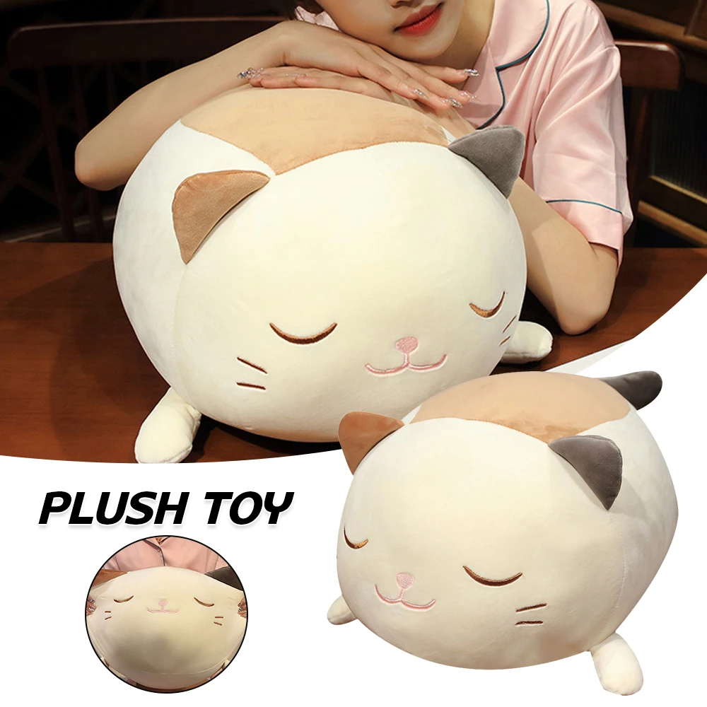 

Adorable Cat Plush Doll Soft Stuffed Toy Kid Hugging Pillow Gift 35/50cm Pacify Rag Toy Plush Figure Toys for Kids Girls BM88