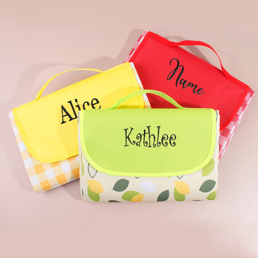 Embroidery Name Outdoor Picnic Mat Foldable Camping Damp-proof Mat Personalized Name Oxford Cloth Camping Outing Mat Travel Bag
Embroidery Name Outdoor Picnic Mat Foldable Camping Damp-proof Mat Personalized Name Oxford Cloth Camping Outing Mat Travel Bag
