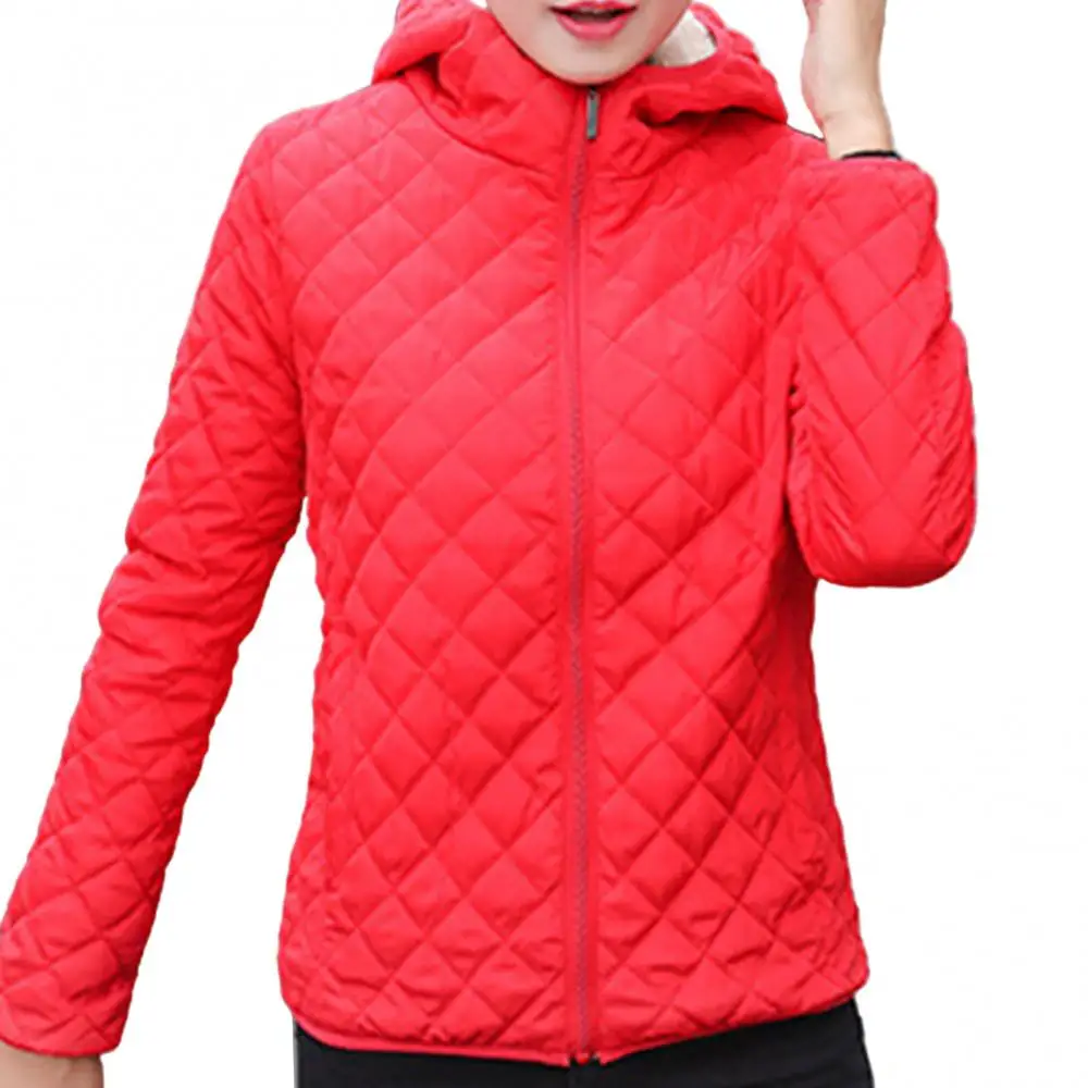 Autumn Parka for Women Check Pockets Parka Jacket Plush Liner Hooded Outerwear Coat Winter Clothing
Autumn Parka for Women Check Pockets Parka Jacket Plush Liner Hooded Outerwear Coat Winter Clothing