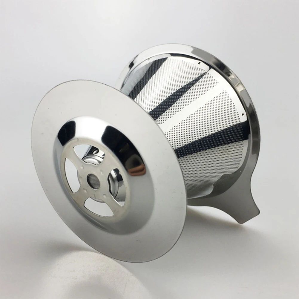 Reusable Coffee Filter 304 Stainless Steel Holder Silver Pour Over Coffees Dripper Mesh Coffee Tea Filter Basket Tools M/L
Reusable Coffee Filter 304 Stainless Steel Holder Silver Pour Over Coffees Dripper Mesh Coffee Tea Filter Basket Tools M/L