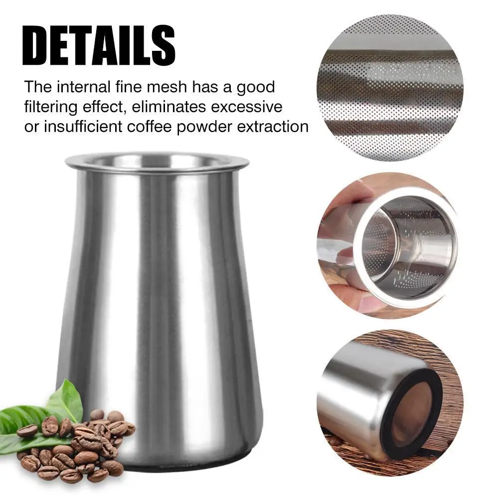Coffee Sieve Coffee Powder Sifter Steel Fine Mesh Sifting Ground Coffee Strainer Grinds Filter Cup Coffee Making Tools
Coffee Sieve Coffee Powder Sifter Steel Fine Mesh Sifting Ground Coffee Strainer Grinds Filter Cup Coffee Making Tools