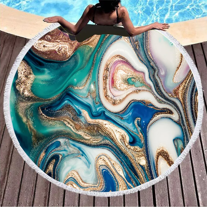 Абстрактное пляжное полотенце с мраморными волнами, быстросохнущее, 150x150 см, мягкое плавательное полотенце из микрофибры, поглощающее воду круглое пляжное полотенце с кисточками, s
Абстрактное пляжное полотенце с мраморными волнами, быстросохнущее, 150x150 см, мягкое плавательное полотенце из микрофибры, поглощающее воду круглое пляжное полотенце с кисточками, s