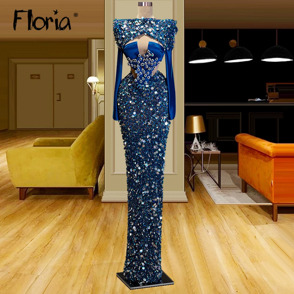 Dubai Luxury Evening Dress Muslim Navy Blue Crystals Long Prom Gowns 2022 Saudi Arabia Celebrity Dresses Robe de Mariage
Dubai Luxury Evening Dress Muslim Navy Blue Crystals Long Prom Gowns 2022 Saudi Arabia Celebrity Dresses Robe de Mariage