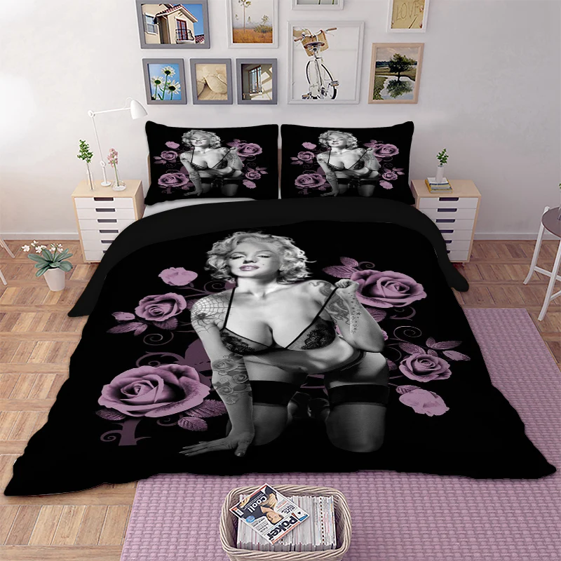 Sexy Girl Bedding Set Single Double Duvet Cover Set Twin Full Queen Super King Size Bedclothes For Teen Adult Home Bedroom
Sexy Girl Bedding Set Single Double Duvet Cover Set Twin Full Queen Super King Size Bedclothes For Teen Adult Home Bedroom