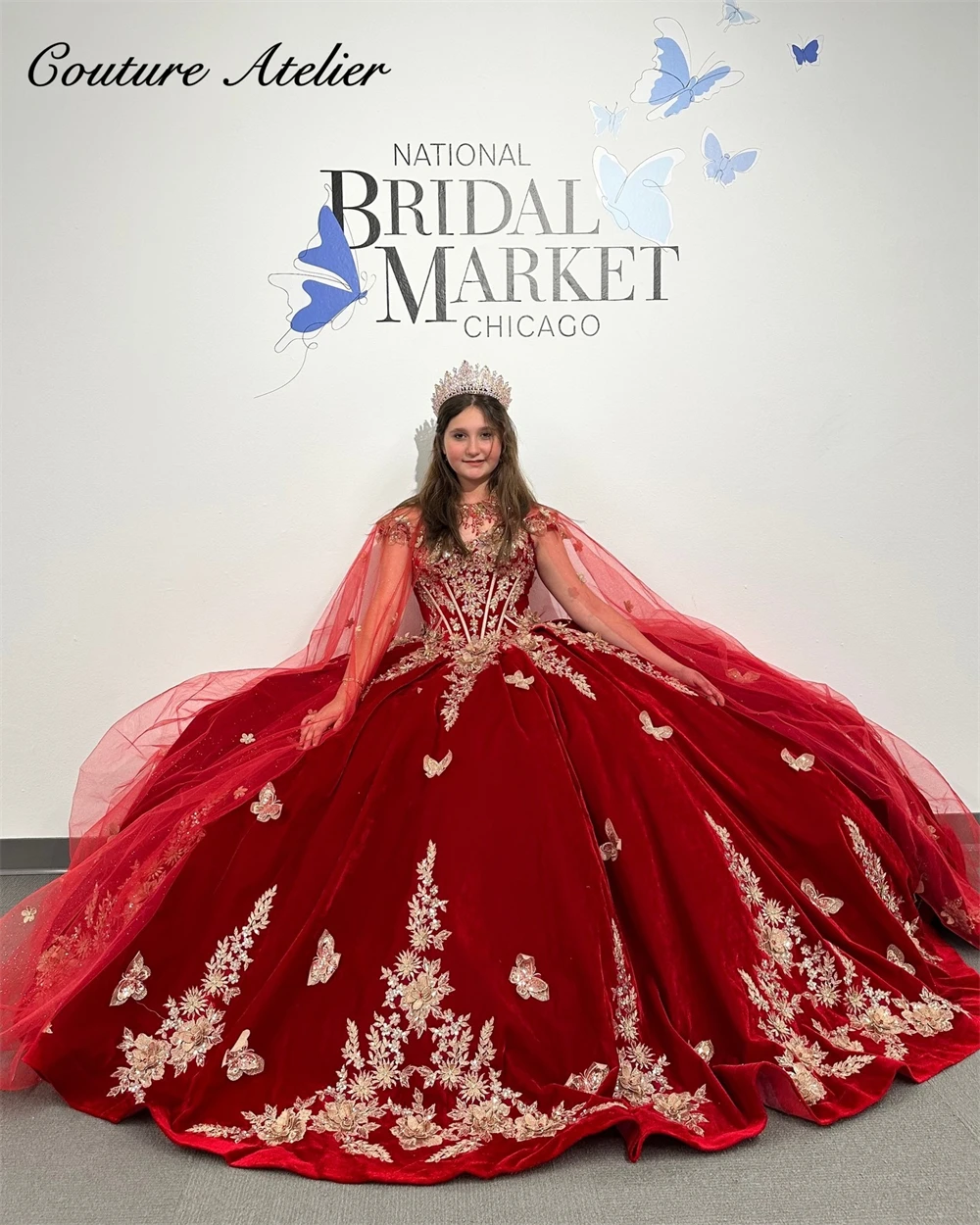 Lace Appliques Cape Red Velvet Quinceanera Dresses For Short Girls Ball Gown Sweet 16 Dresses For Black Girls New In Birthday
Lace Appliques Cape Red Velvet Quinceanera Dresses For Short Girls Ball Gown Sweet 16 Dresses For Black Girls New In Birthday