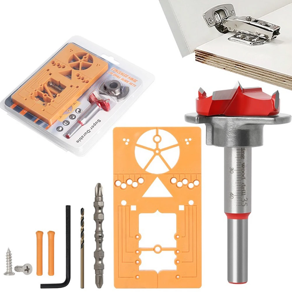 35mm Adjustable Hinge Hole Drilling Guide Locator Set No Cover Hinge Drill Combination Set Hinge Woodworking Cabinet Tools
35mm Adjustable Hinge Hole Drilling Guide Locator Set No Cover Hinge Drill Combination Set Hinge Woodworking Cabinet Tools