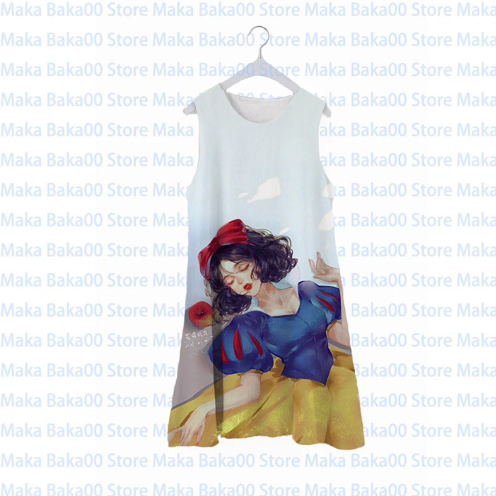 Children's Pajamas Dress Disney Princess Collection Summer Girls New Dress Round Neck Sleeveless Casual Cute Print Dress
Children's Pajamas Dress Disney Princess Collection Summer Girls New Dress Round Neck Sleeveless Casual Cute Print Dress