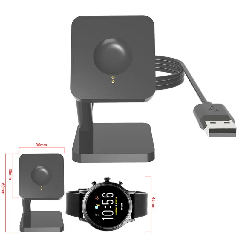 Desktop Stand Charger USB Charging Cable Dock Station Holder For Fossil Gen 4/5/5E/6 For Armani Diesel For Michael Kors Watch
Desktop Stand Charger USB Charging Cable Dock Station Holder For Fossil Gen 4/5/5E/6 For Armani Diesel For Michael Kors Watch