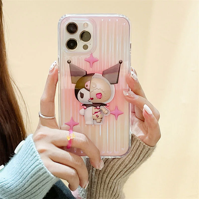 Kuromi Laser Suitcase Phone Cases For iPhone 13 12 11 Pro Max Mini XR XS MAX 8 X 7 SE 2020 Back Cover 
Kuromi Laser Suitcase Phone Cases For iPhone 13 12 11 Pro Max Mini XR XS MAX 8 X 7 SE 2020 Back Cover
