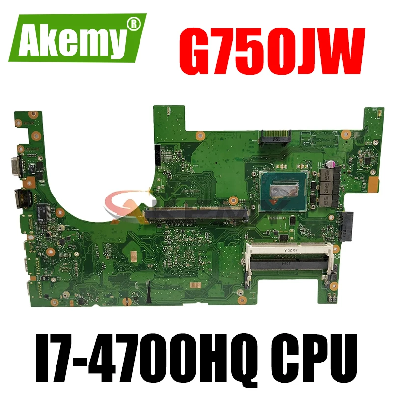 Материнская плата Akemy G750JW для ноутбука ASUS ROG G750JW G750J, оригинальная материнская плата 2D I7-4700HQ
Материнская плата Akemy G750JW для ноутбука ASUS ROG G750JW G750J, оригинальная материнская плата 2D I7-4700HQ