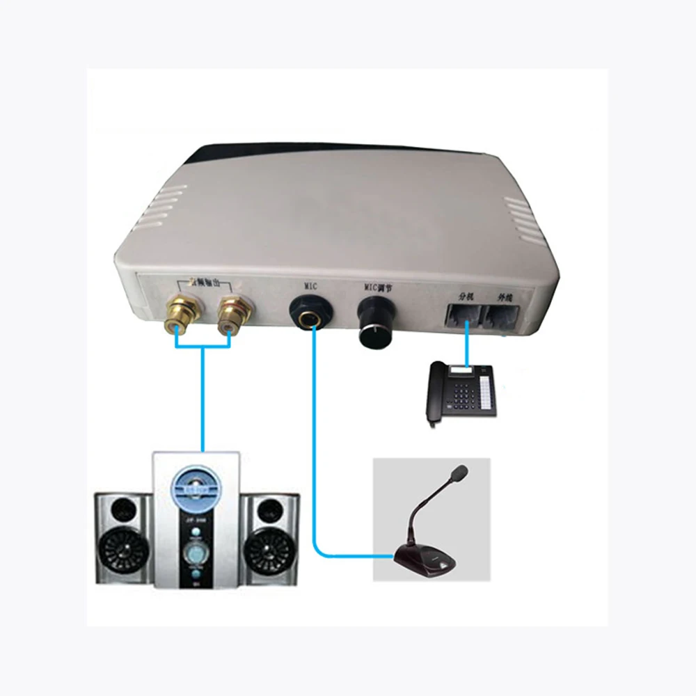 HYT2000N Two-way Conference Phone Calling Coupler, Small Terminal Phone To Computer Speaker
HYT2000N Two-way Conference Phone Calling Coupler, Small Terminal Phone To Computer Speaker