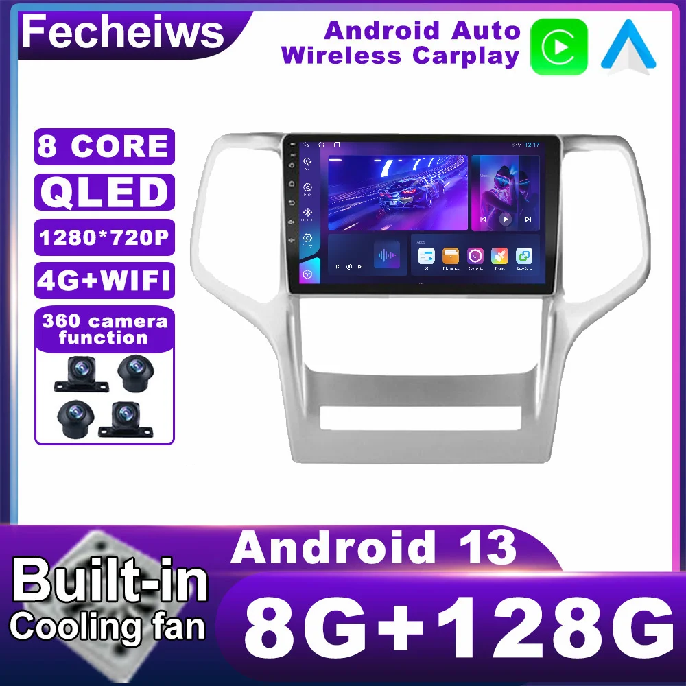 

Автомагнитола на Android 13 для Jeep Cherok 2010-2013, автомагнитола с Wi-Fi, без 2din, BT, навигацией, GPS, AHD, видео, стерео, DSP, мультимедиа, ADAS, 4G, LTE, RDS