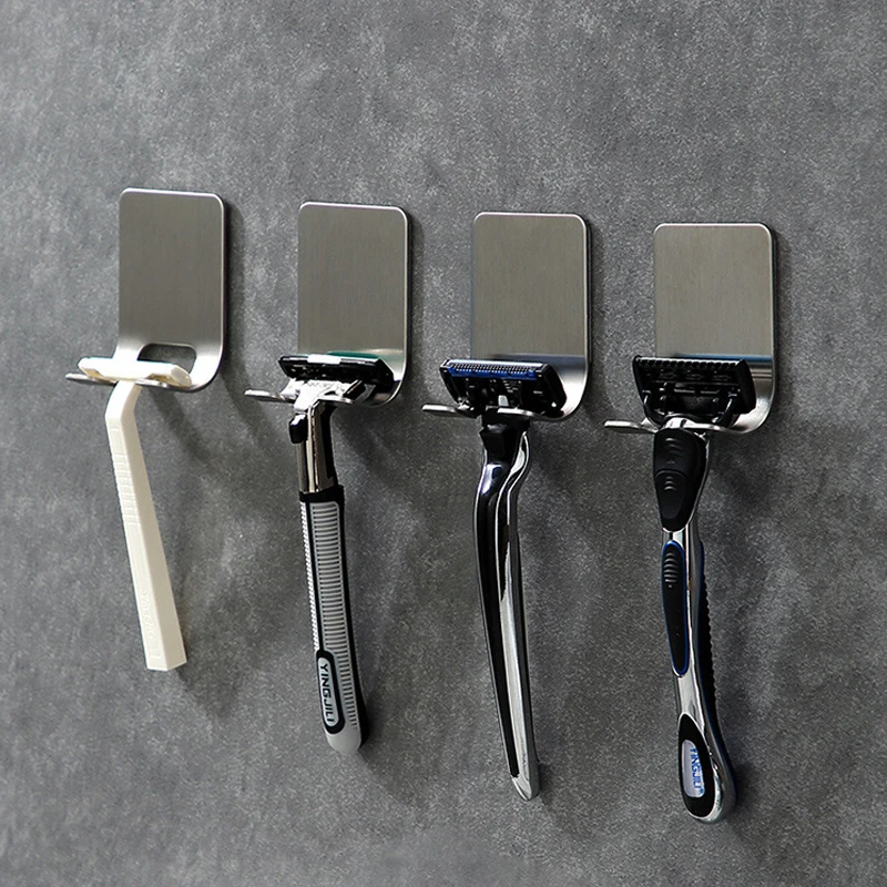 1/2PCS Shaving Razor Holder Stainless Steel Men Shaving Shaver Storage Hook Wall Shelf Razor Rack Bathroom Kitchen Accessories
1/2PCS Shaving Razor Holder Stainless Steel Men Shaving Shaver Storage Hook Wall Shelf Razor Rack Bathroom Kitchen Accessories