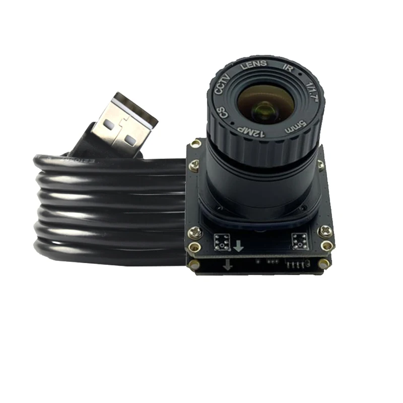 

3840 x 2160 4K HD CMOS IMX317 FF/ MF 90° High Speed USB2.0 Camera Module 30FPS With CS Lens