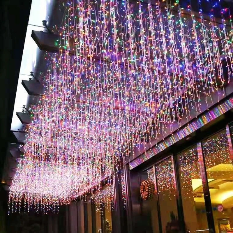 Christmas Garland curtain Lights Outdoor Garden Decoration 5M droop 0.4-0.6m Festoon led light Wedding New year's eve decoration
Christmas Garland curtain Lights Outdoor Garden Decoration 5M droop 0.4-0.6m Festoon led light Wedding New year's eve decoration