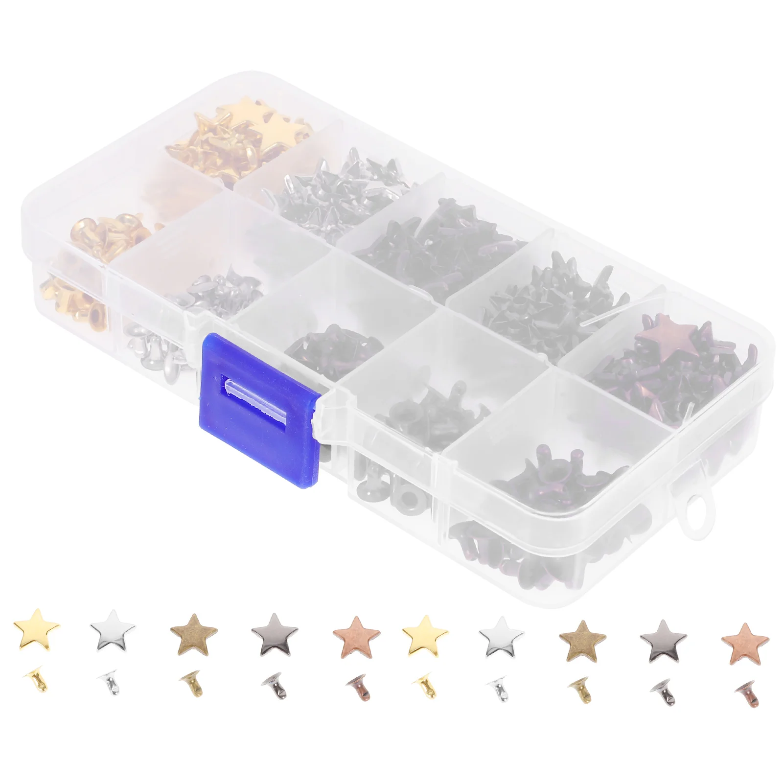 1 Box DIY Star Rivets Clothing Star Spikes Belt Bag DIY Metal Spikes Punk Spike for Clothing
1 Box DIY Star Rivets Clothing Star Spikes Belt Bag DIY Metal Spikes Punk Spike for Clothing
