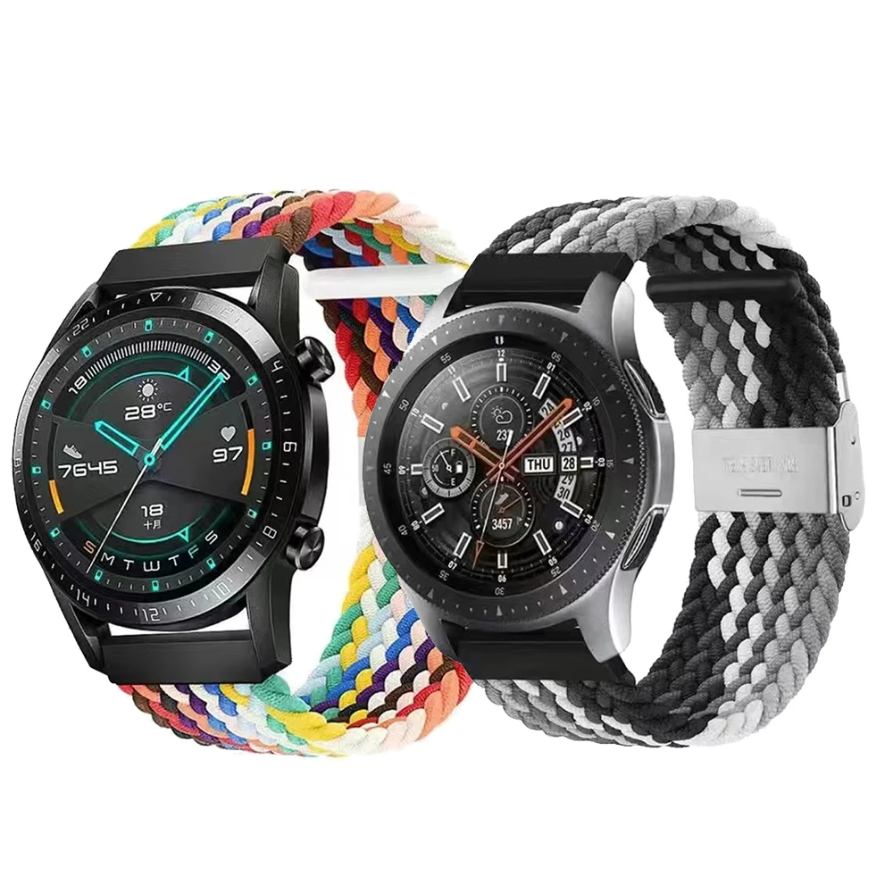 Strap 20mm 22mm For Samsung Galaxy Watch 4/classic 3/Active 2/46mm/42mm Adjustable Elastic Nylon Bracelet Huawei GT/2E/Pro Band
Strap 20mm 22mm For Samsung Galaxy Watch 4/classic 3/Active 2/46mm/42mm Adjustable Elastic Nylon Bracelet Huawei GT/2E/Pro Band