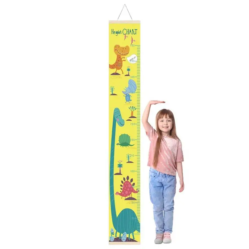 

Growth Chart For Kids Wood Frame Measuring Chart Ruler Wall Decor Safe Odorless Height Measurement Ruler For Playrooms And Nurse