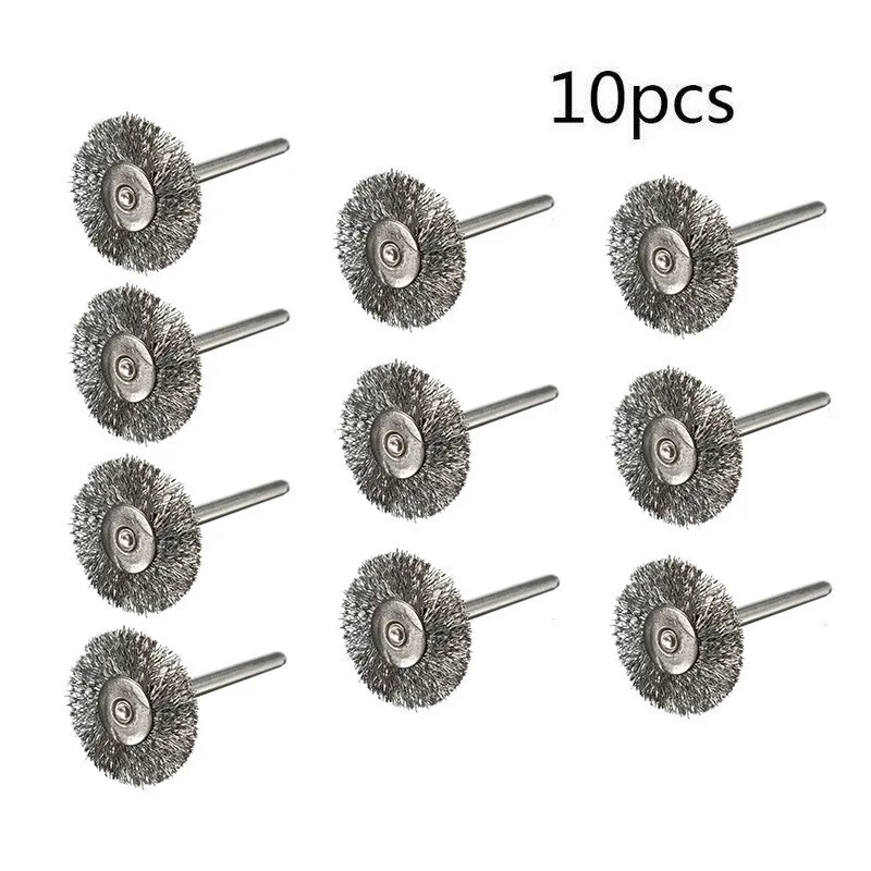 Set Wire Brush Stainless Steel T-shaped Tools Wheel Brushes 22mm For Mini Drill Rotary Kit Parts Polishing New
Set Wire Brush Stainless Steel T-shaped Tools Wheel Brushes 22mm For Mini Drill Rotary Kit Parts Polishing New
