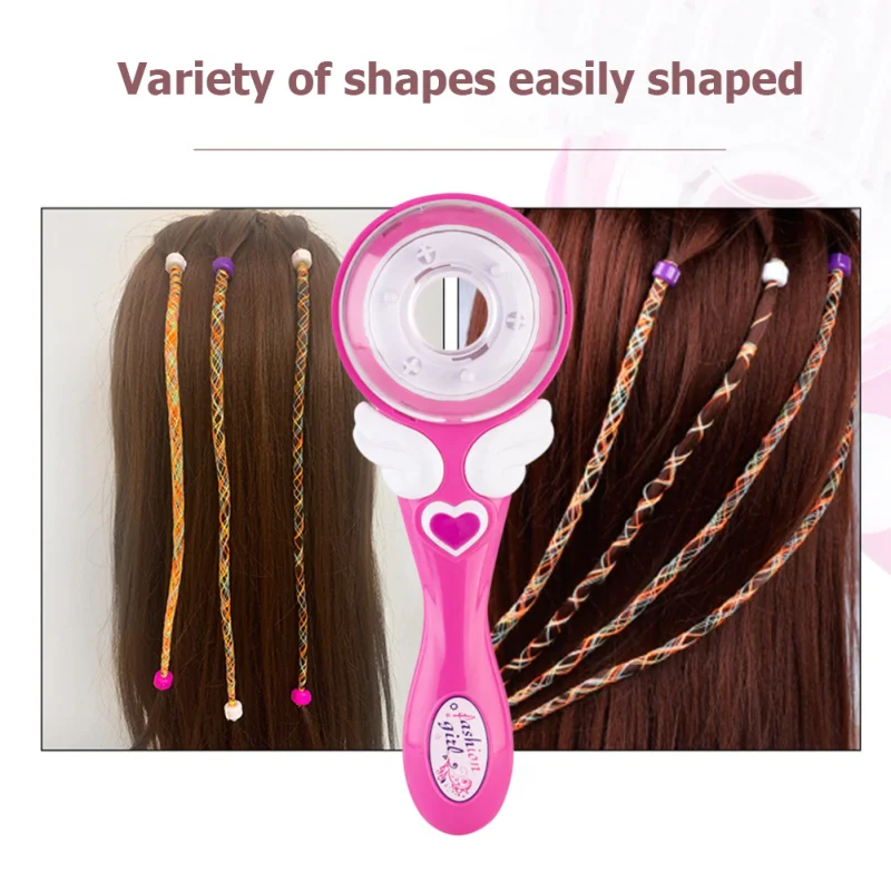 Электрическая автоматическая машинка для плетения волос девочек стильный