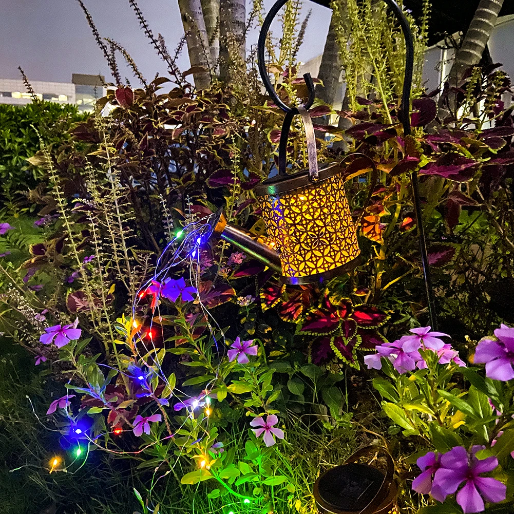 Solar LED Watering Can Light Waterproof Decorative Kettle Garden Yard Art Lamp Water Sprinkle Lamps for Street Courtyard
Solar LED Watering Can Light Waterproof Decorative Kettle Garden Yard Art Lamp Water Sprinkle Lamps for Street Courtyard