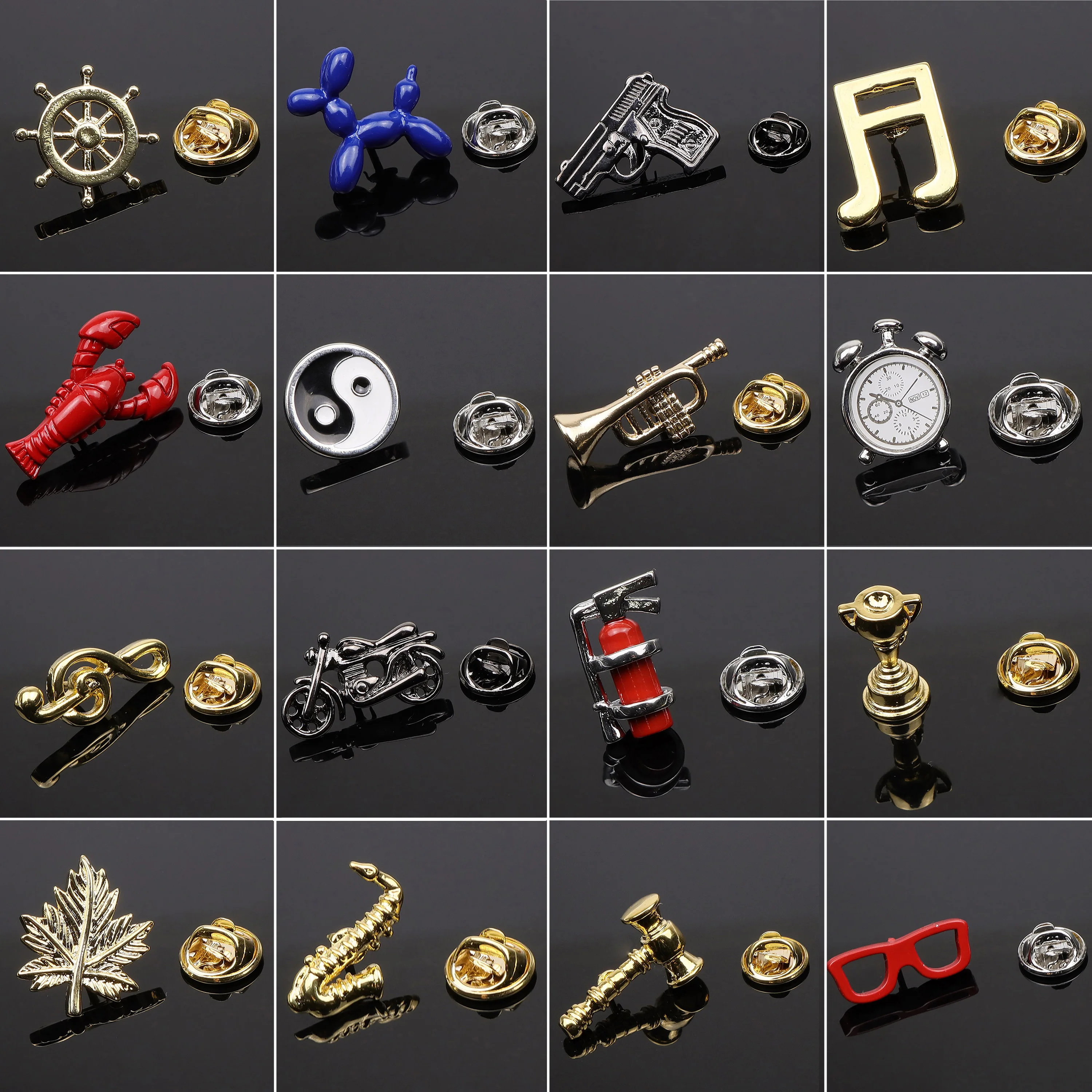 High Quality Men's Lapel Pin Golden Noveltly Brooch Sax Music Mote Eagle Beard Shirt Collar Necktie Pin Jewelry Accessories Gift
High Quality Men's Lapel Pin Golden Noveltly Brooch Sax Music Mote Eagle Beard Shirt Collar Necktie Pin Jewelry Accessories Gift